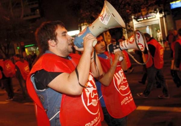 Nueva marcha contra los recortes del Gobierno en Zaragoza