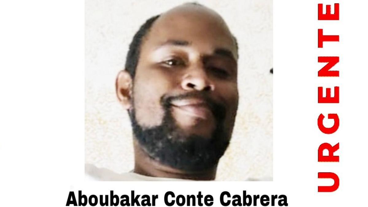 El desaparecido Aboubakar Conte Cabrera