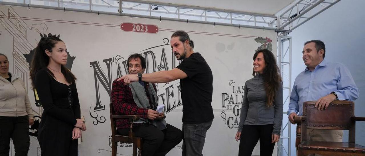 Ensayo de 'Cuento de Navidad' en el Palacete Rodríguez Quegles