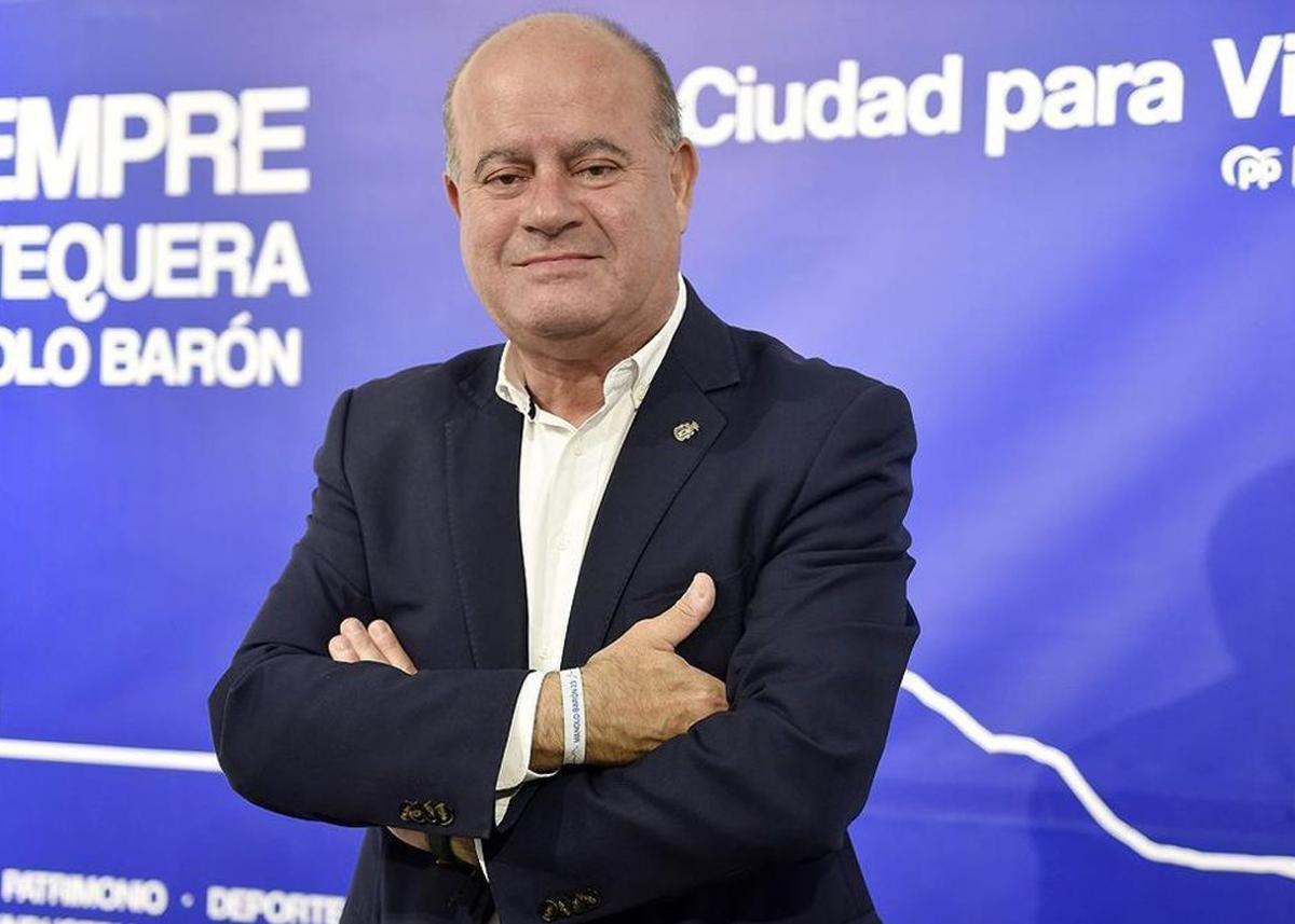 Manuel Barón, alcalde de Antequera.