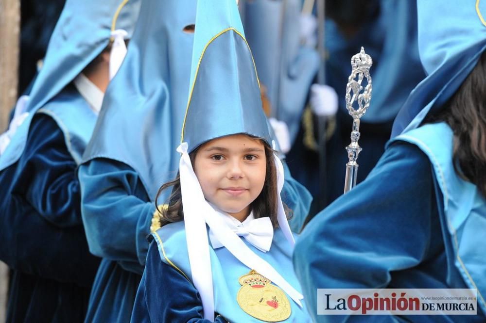 La procesión del Amparo a su salida de San Nicolás