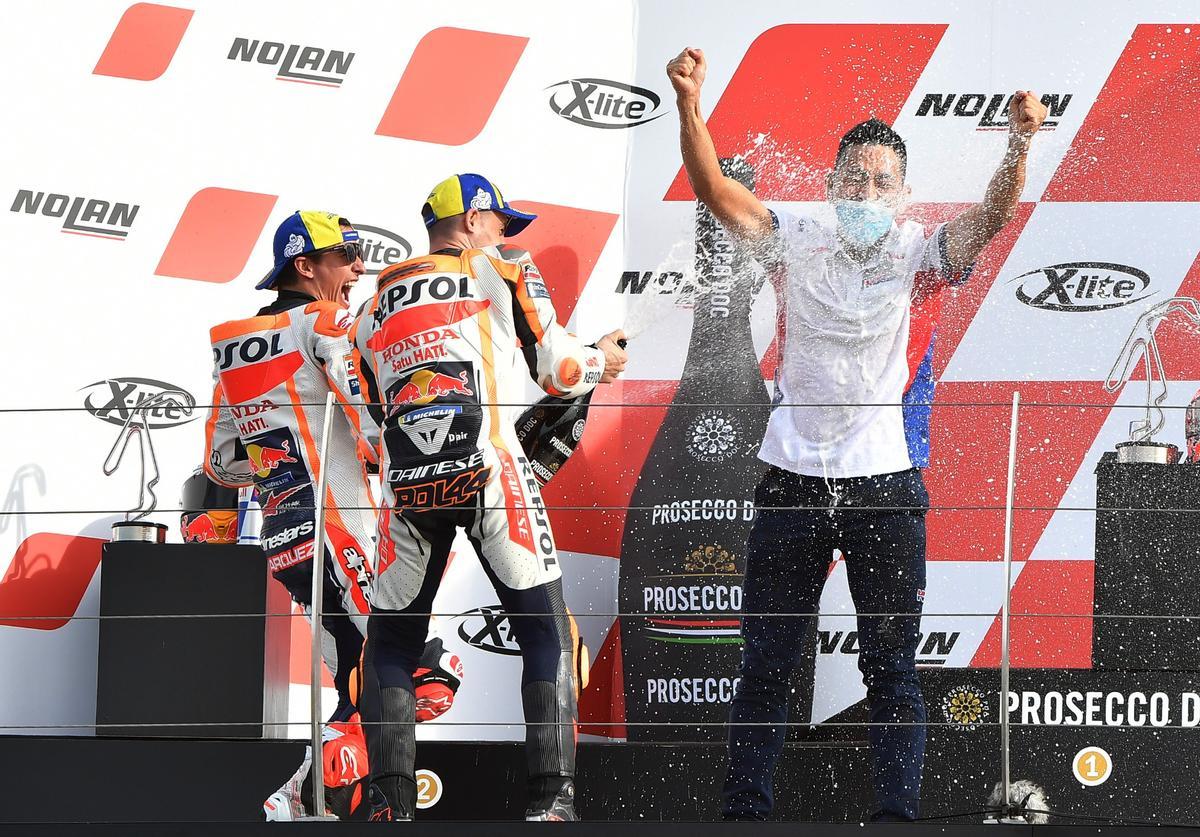 Márquez gana el GP de Emilia Romaña y Quartararo conquista el título.