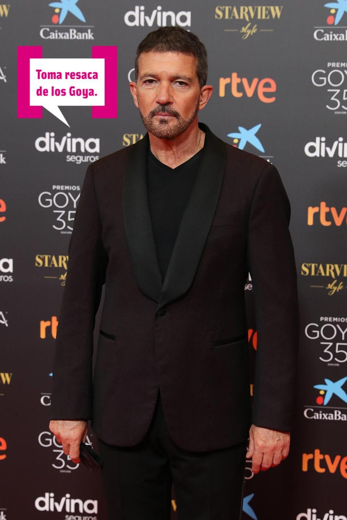 Antonio Banderas en los premios Goya 2021