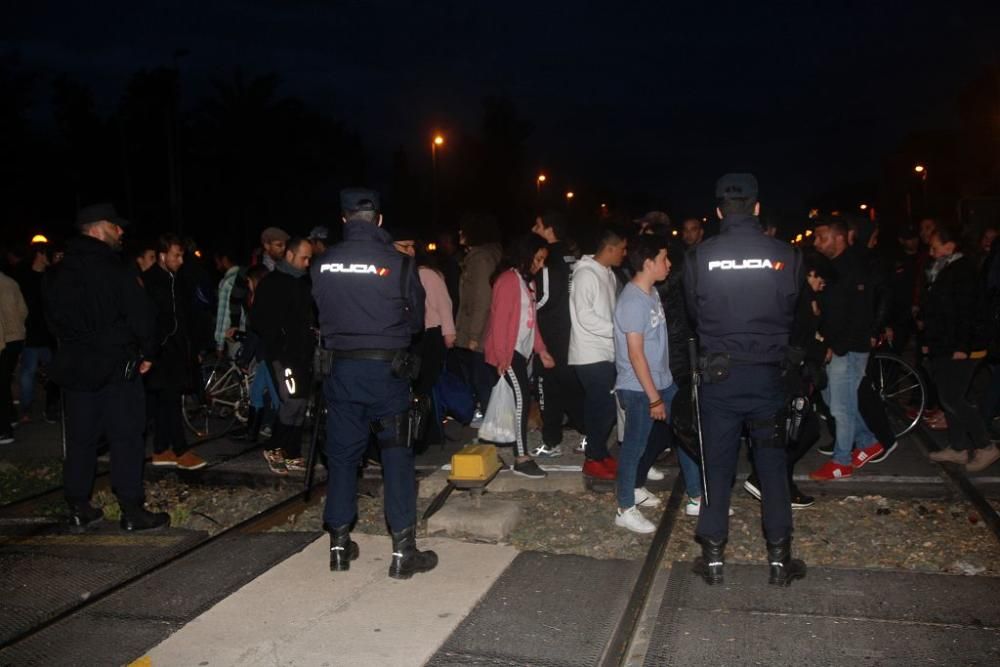 Las vías de Murcia, con acento catalán