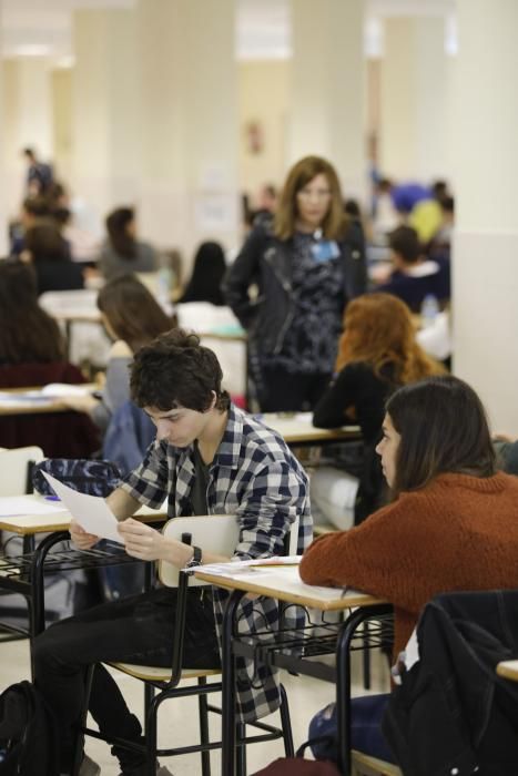 Pruebas de selectividad del campus de Gijón