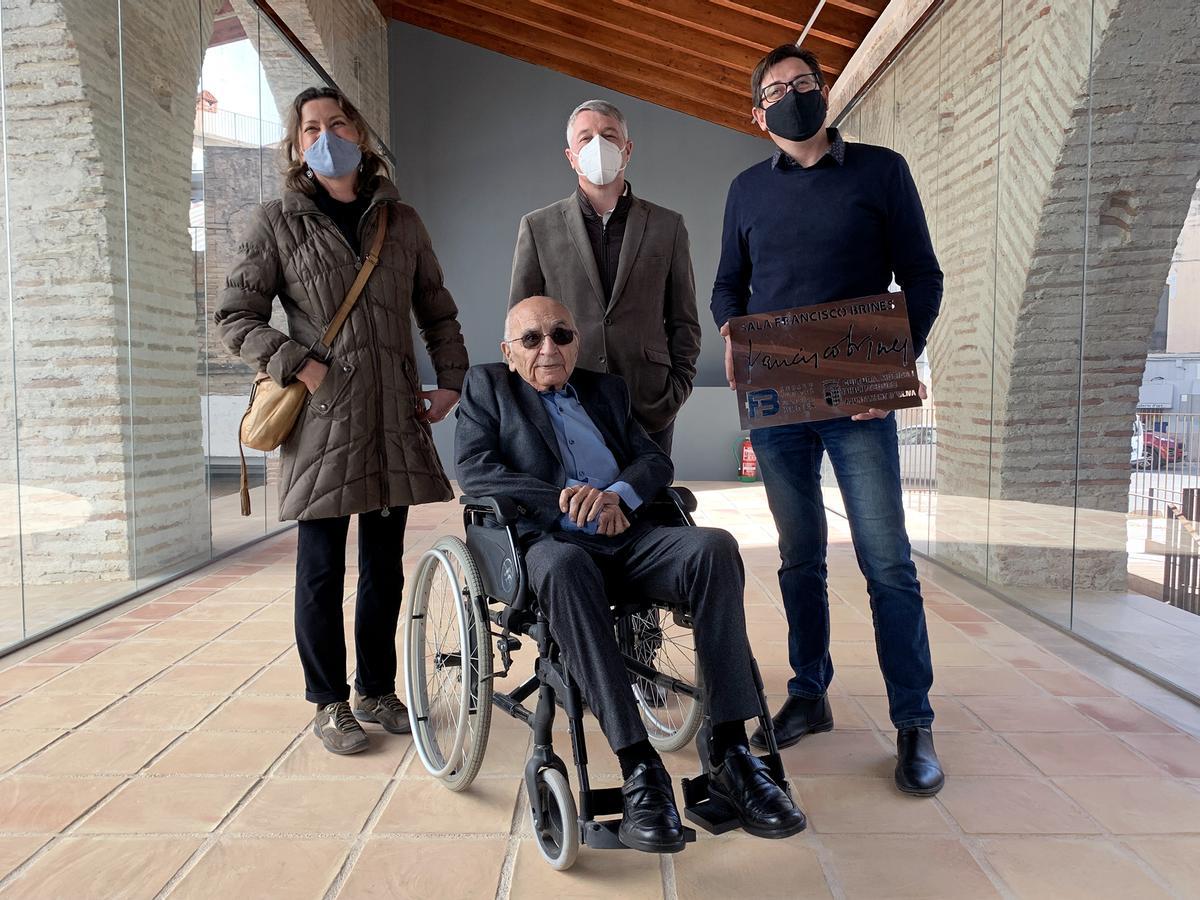Brines junto a Ángels Gregori, David González y Julio Llorca.