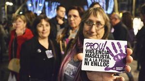 Manifestació a Barcelona el 25 de novembre: Dia internacional contra la violència masclista.