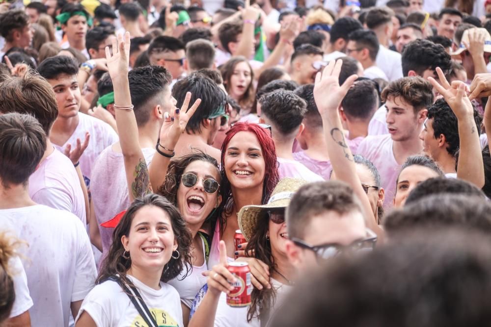 Chupinazo en las fiestas de Callosa de Segura