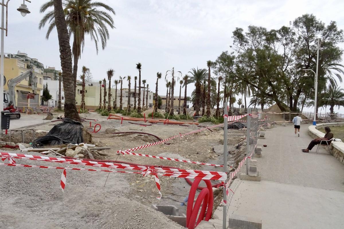 MLG 21-04-2026.-Obras de remodelación del paseo marítimo de Pedregalejo y El Palo