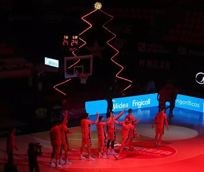 Partido de la Liga Endesa entre el Valencia Basket y el UCAM Murcia