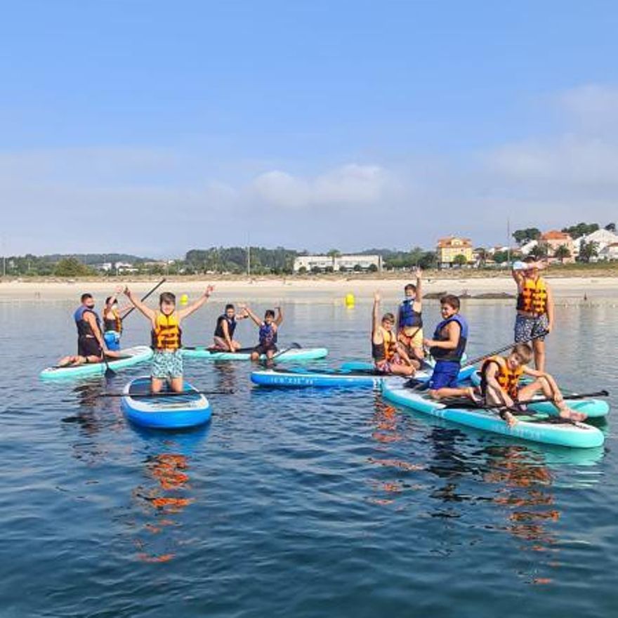 El paddle surf fue una de las actividades que más disfrutaron.  