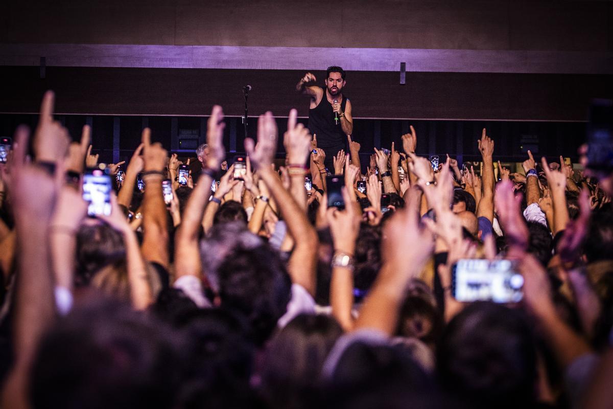 Entre el público el vocalista principal de Siloé