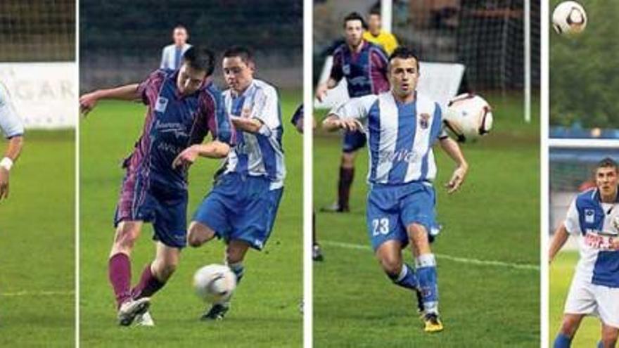 Miguel Suárez, Ito con Casal (Navarro), Milio y Marcos.