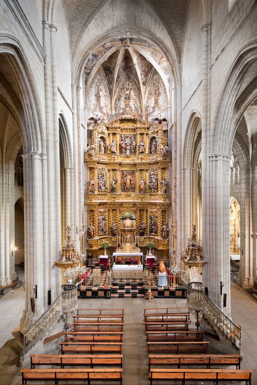 Interior de la iglesia de Santa María