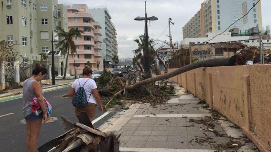 Tres canarias en Puerto Rico denuncian el abandono de Iberia tras el huracán &#039;María&#039;