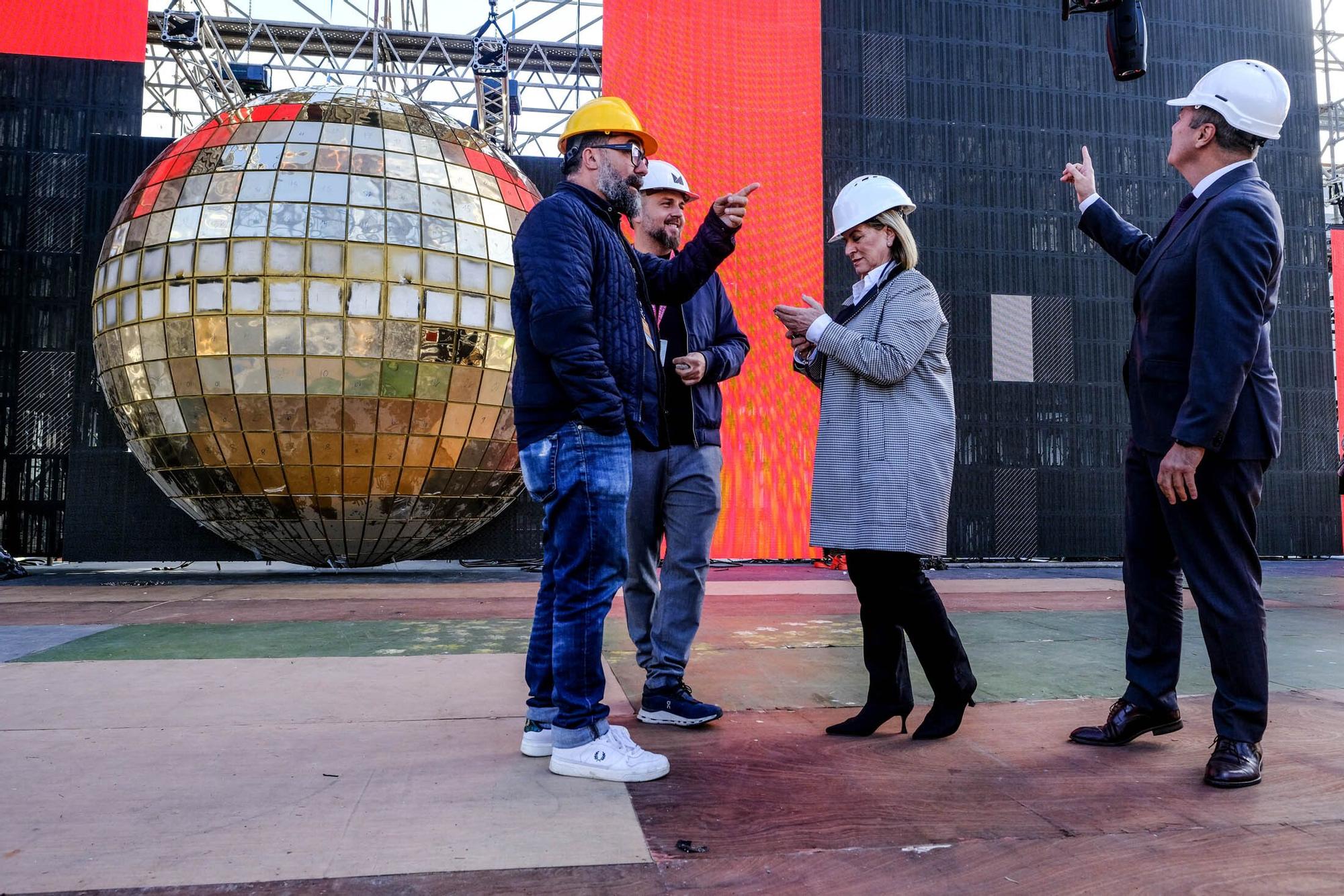 Visita al escenario de Studio 54 del Carnaval de Las Palmas de Gran Canaria