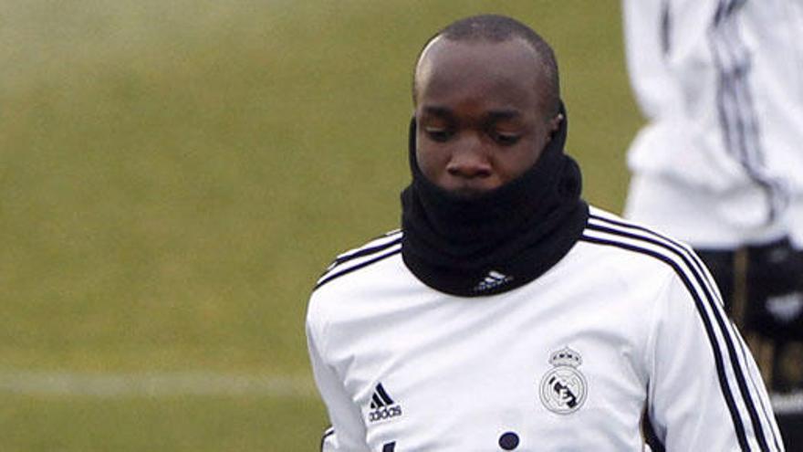 Diarra durante su etapa en el Real Madrid.