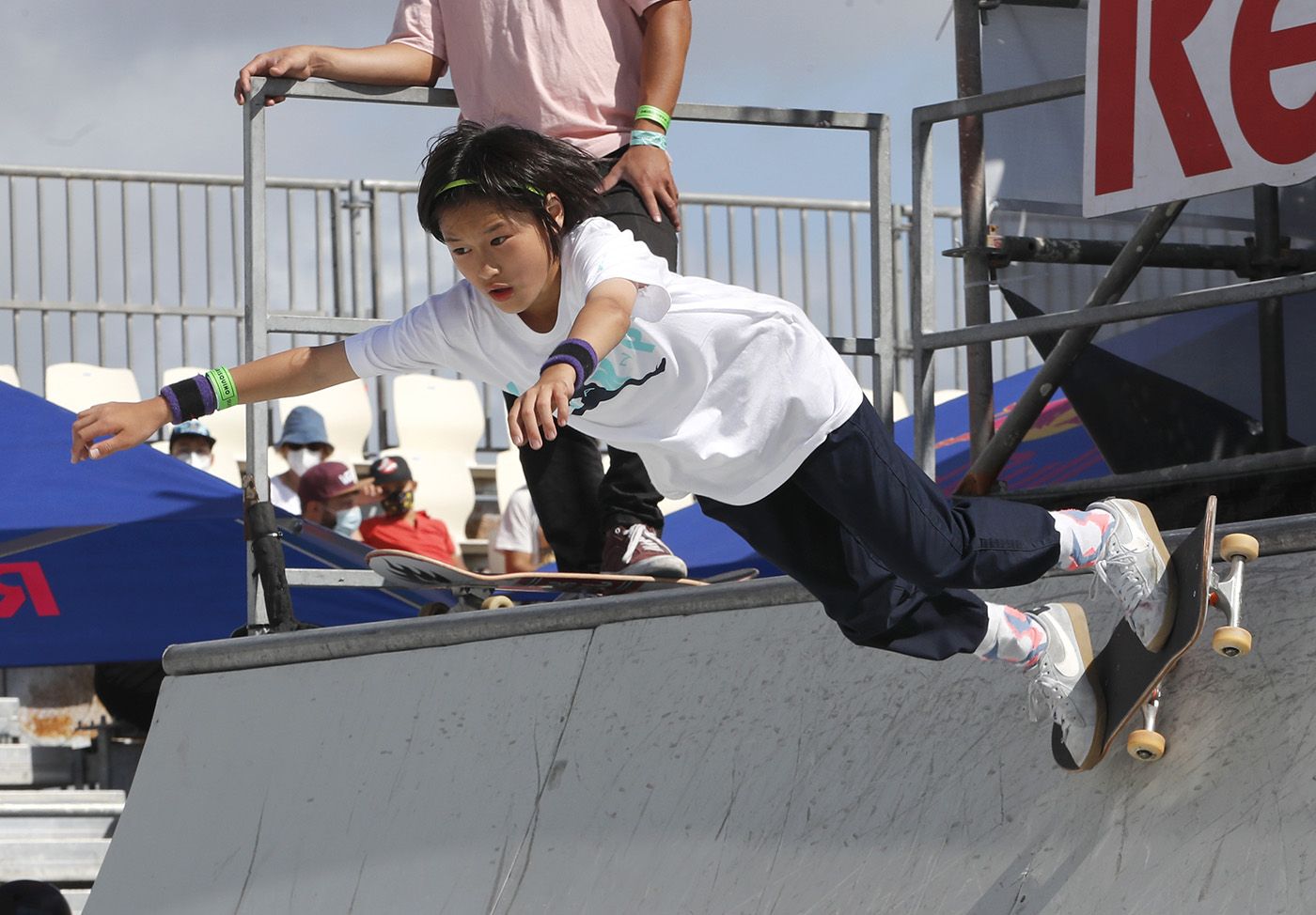 Ginwoo Onodera, “skater” japonés de 11 años, asombra al público de O Marisquiño