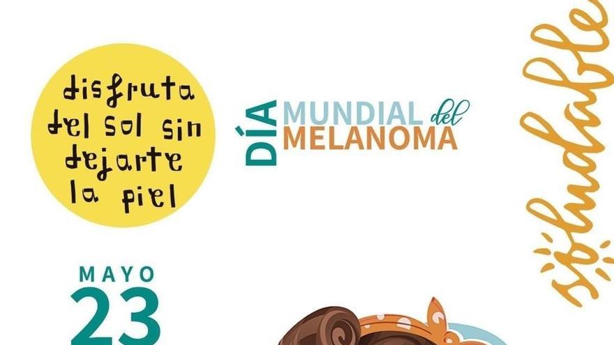 Cartel de la campaña por el Día Mundial del Melanoma.