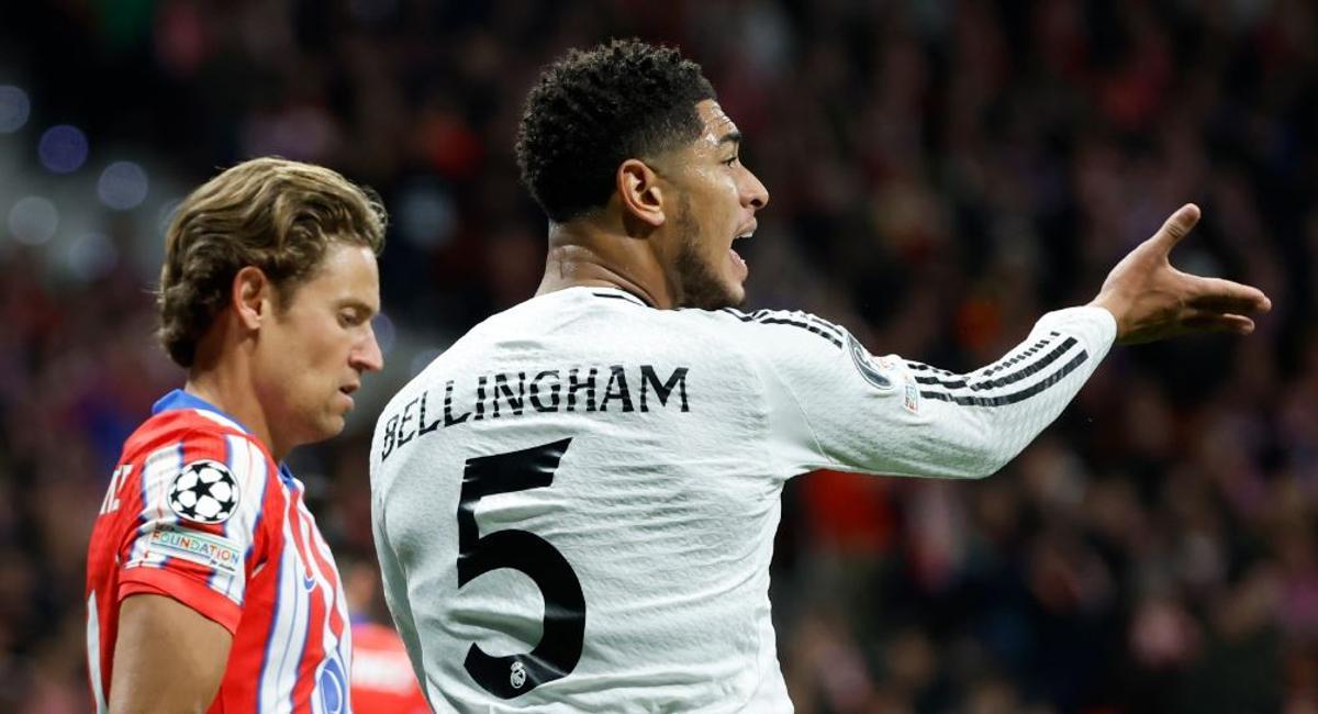 Bellingham protesta una acción en el partido