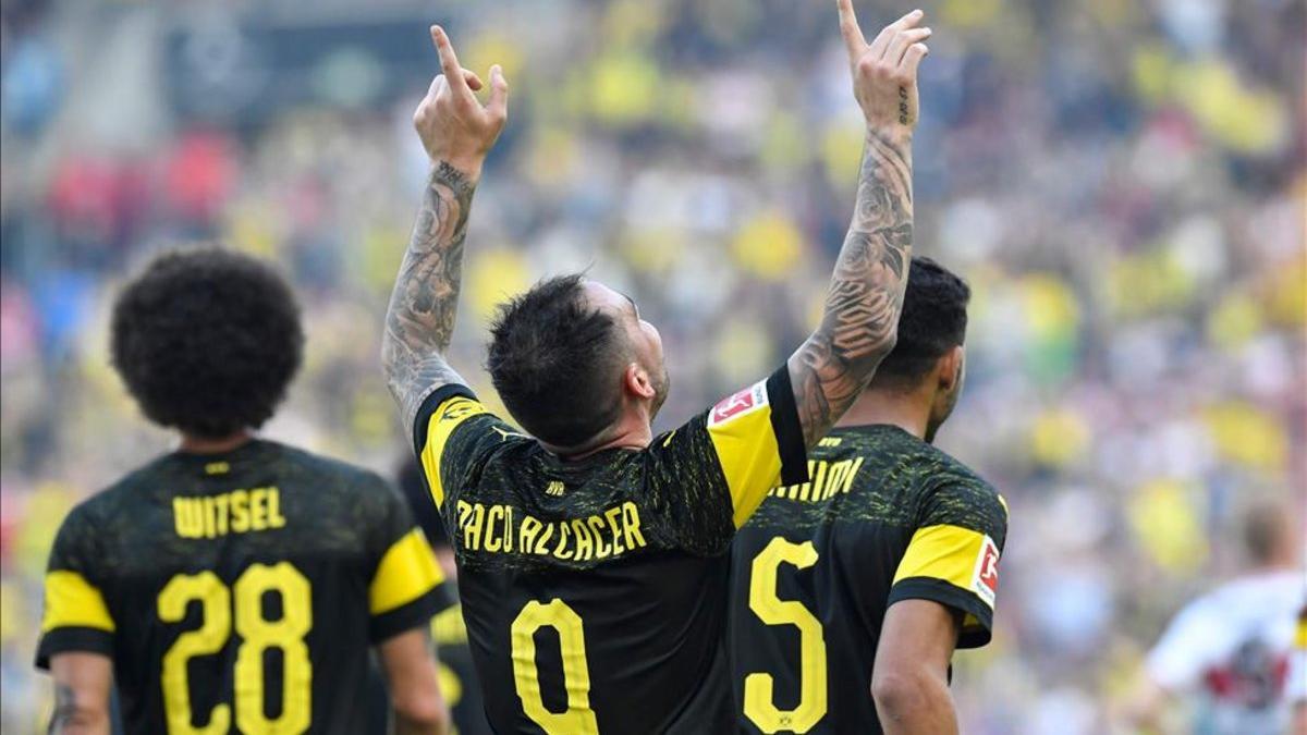 Paco Alcácer vive un gran momento en la Bundesliga