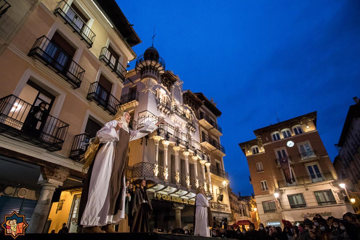 Representación en las Bodas de Isabel del año pasado en la Plaza del Torico