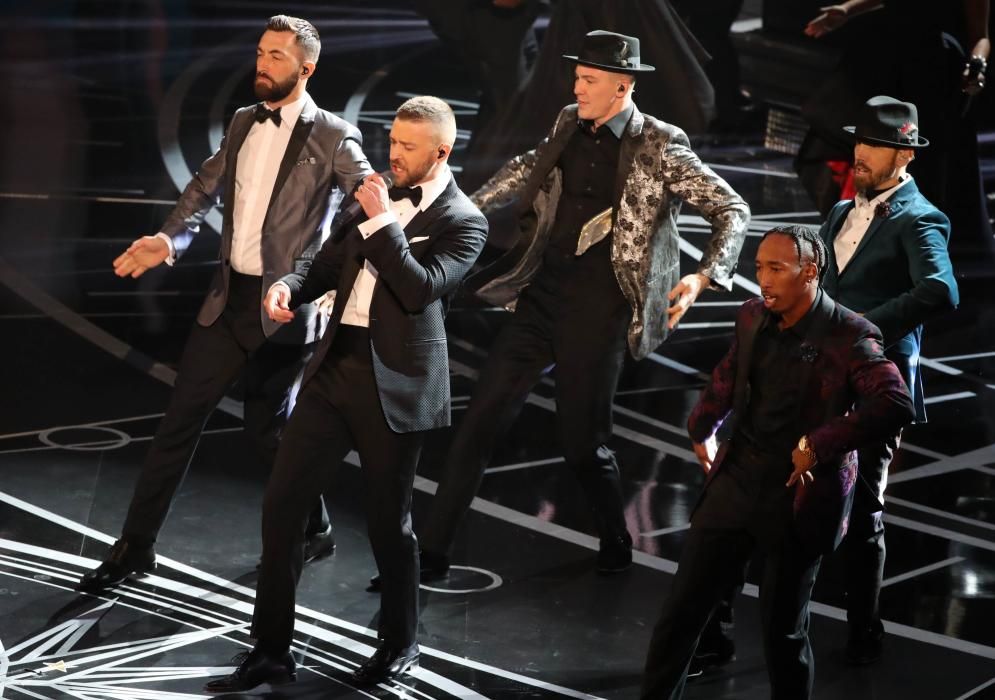 Actuación de Justin Timberlake en los Premios Oscar.