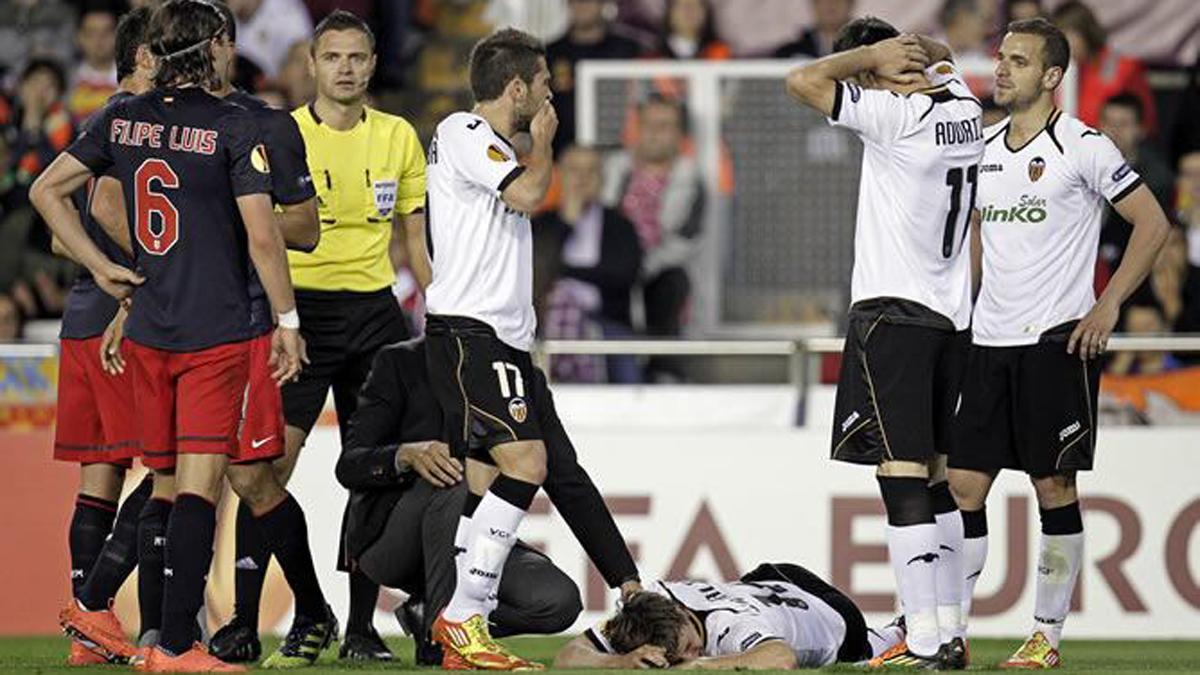 Canales, tras una grave lesión con el Valencia CF