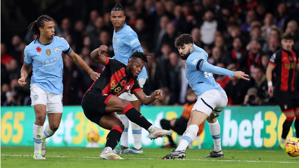 El Manchester City sufrió su primera derrota de la temporada frente al Bournemouth
