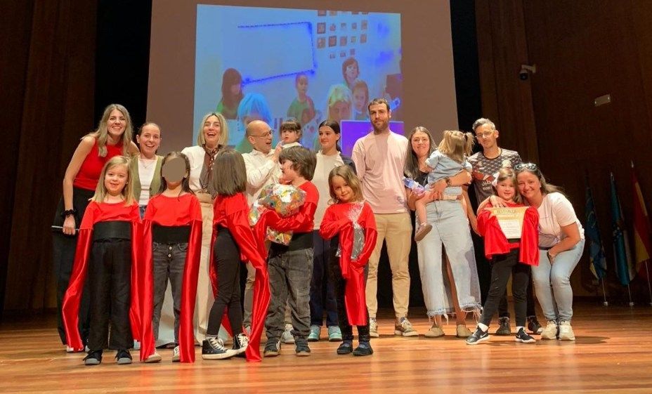Un momento del Festivalga, la cita con la música donde los niños son los teloneros de Eurovisión.