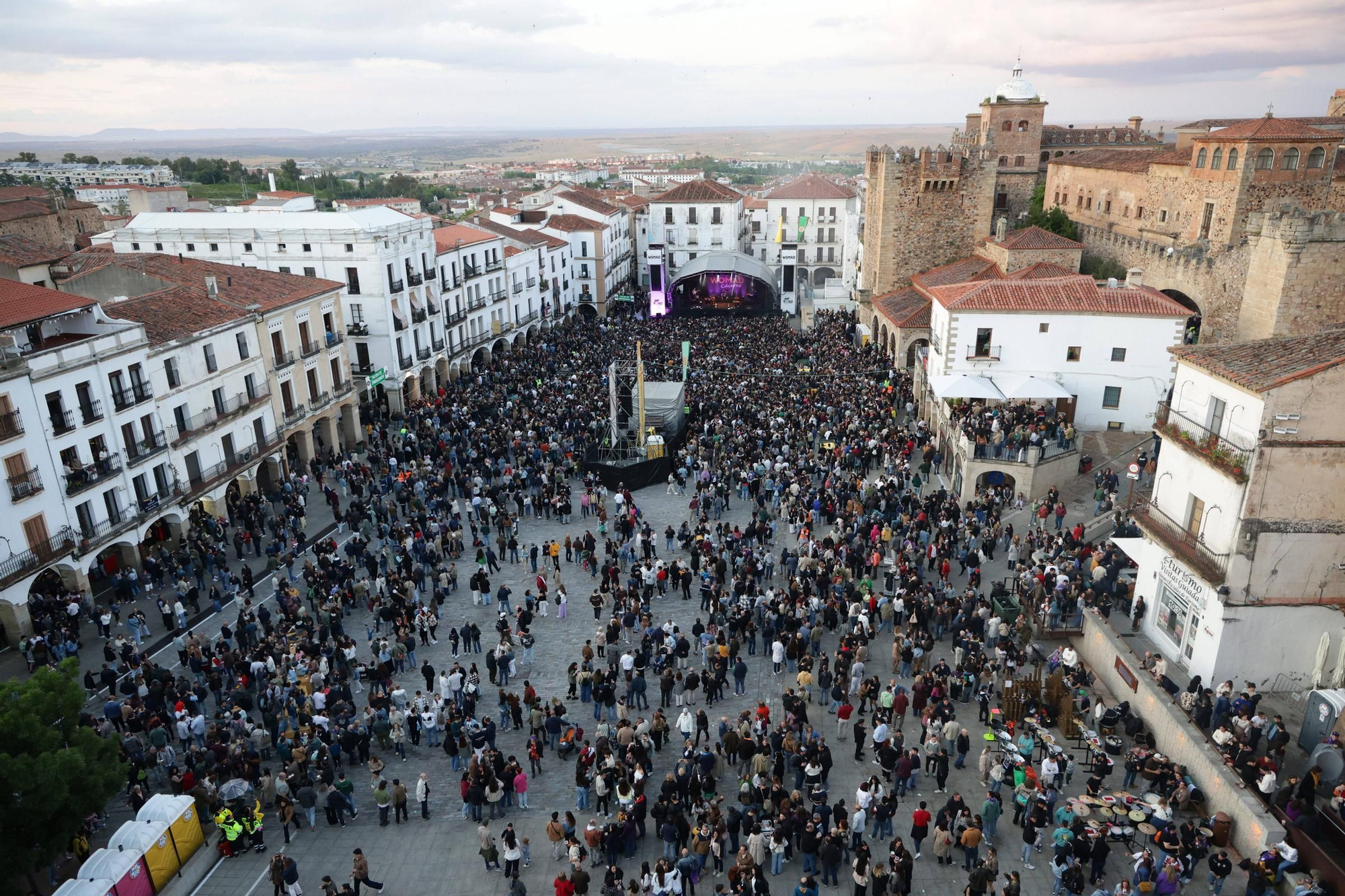 Las imágenes del sábado de Womad en Cáceres