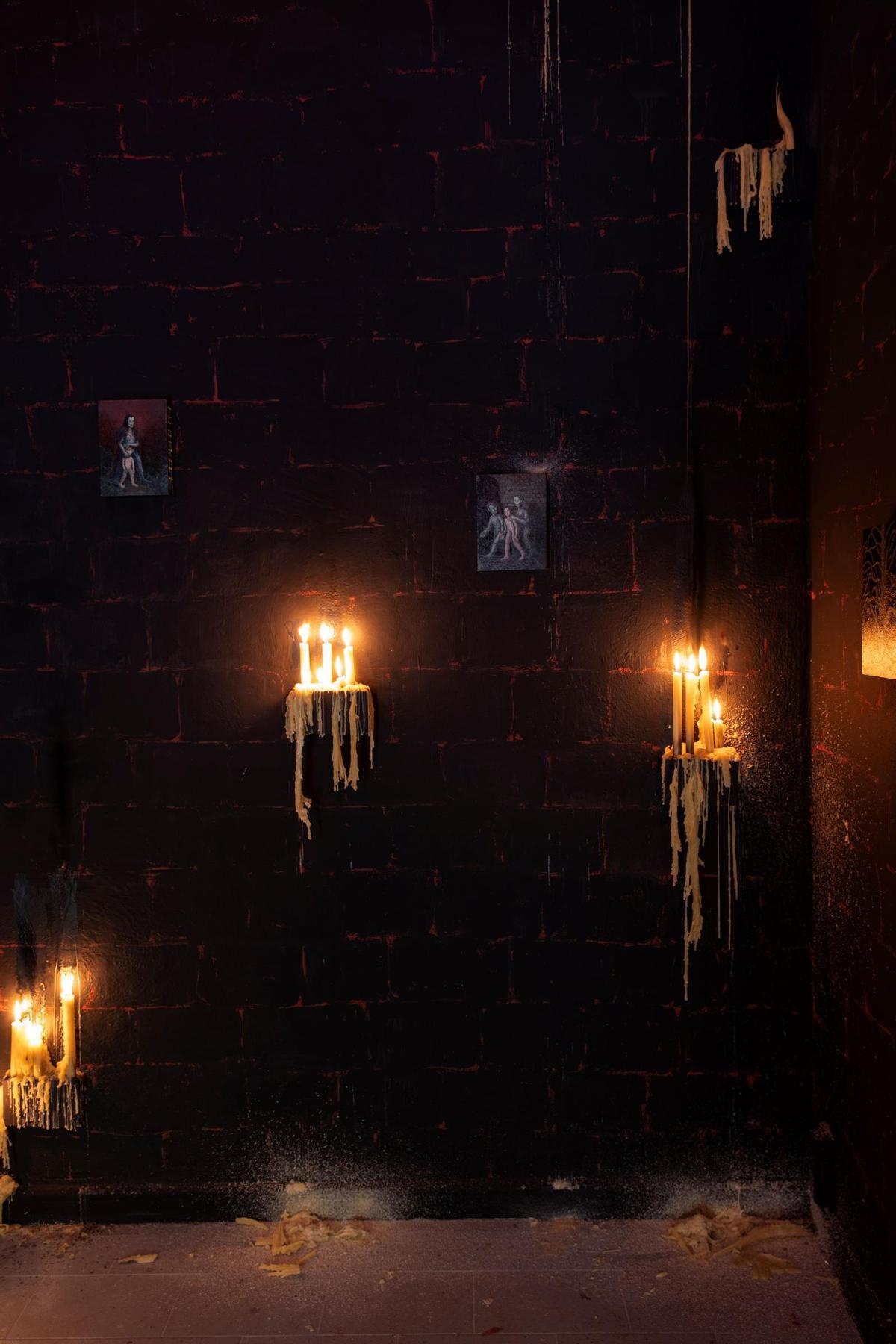 So sah TACA bei der Ausstellung "Der letzte blick zurück vor dem abgrund" von Pere Butza aus.