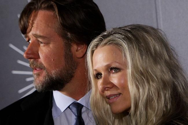 Russell Crowe y Danielle Spencer