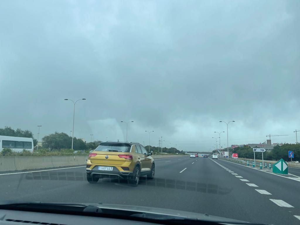 Lluvia y viento en Canarias