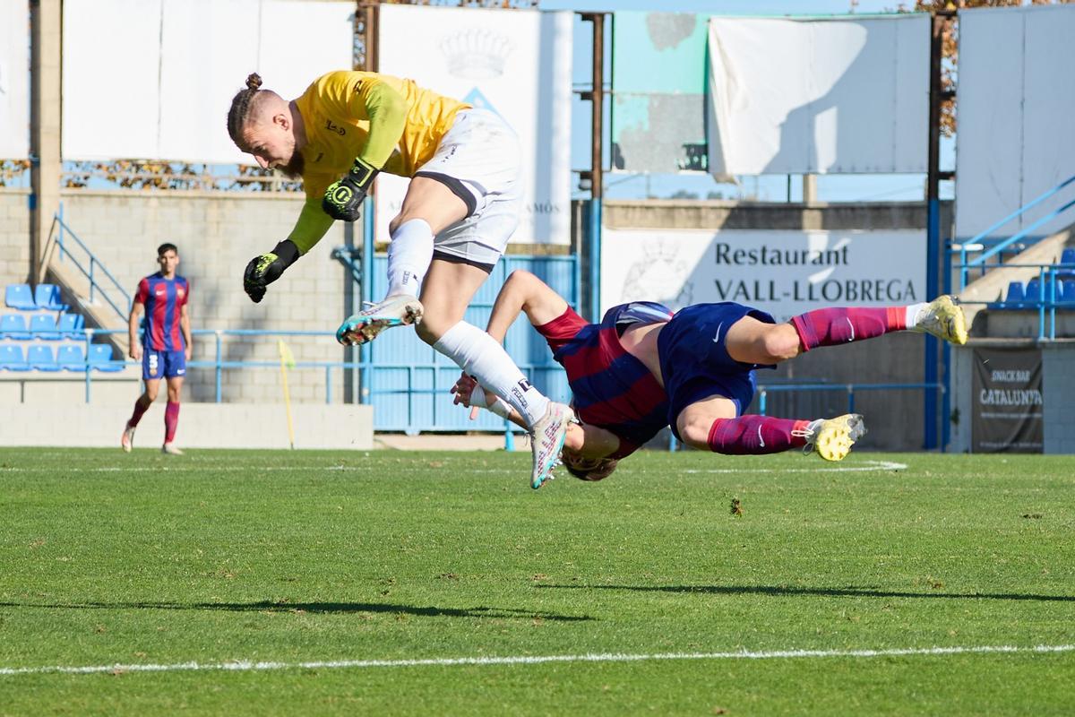 Joan Laporta apoya a Rafa Márquez en la victoria del filial