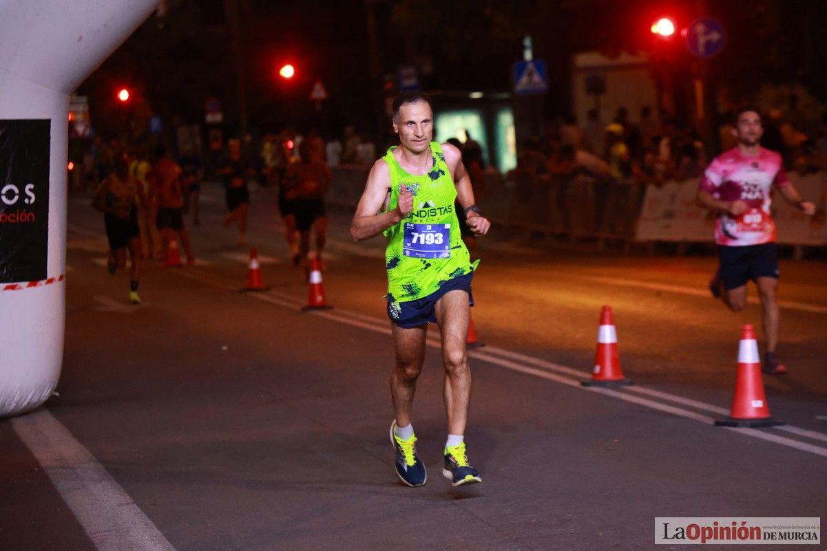 Las mejores imágenes de la carrera nocturna de Murcia