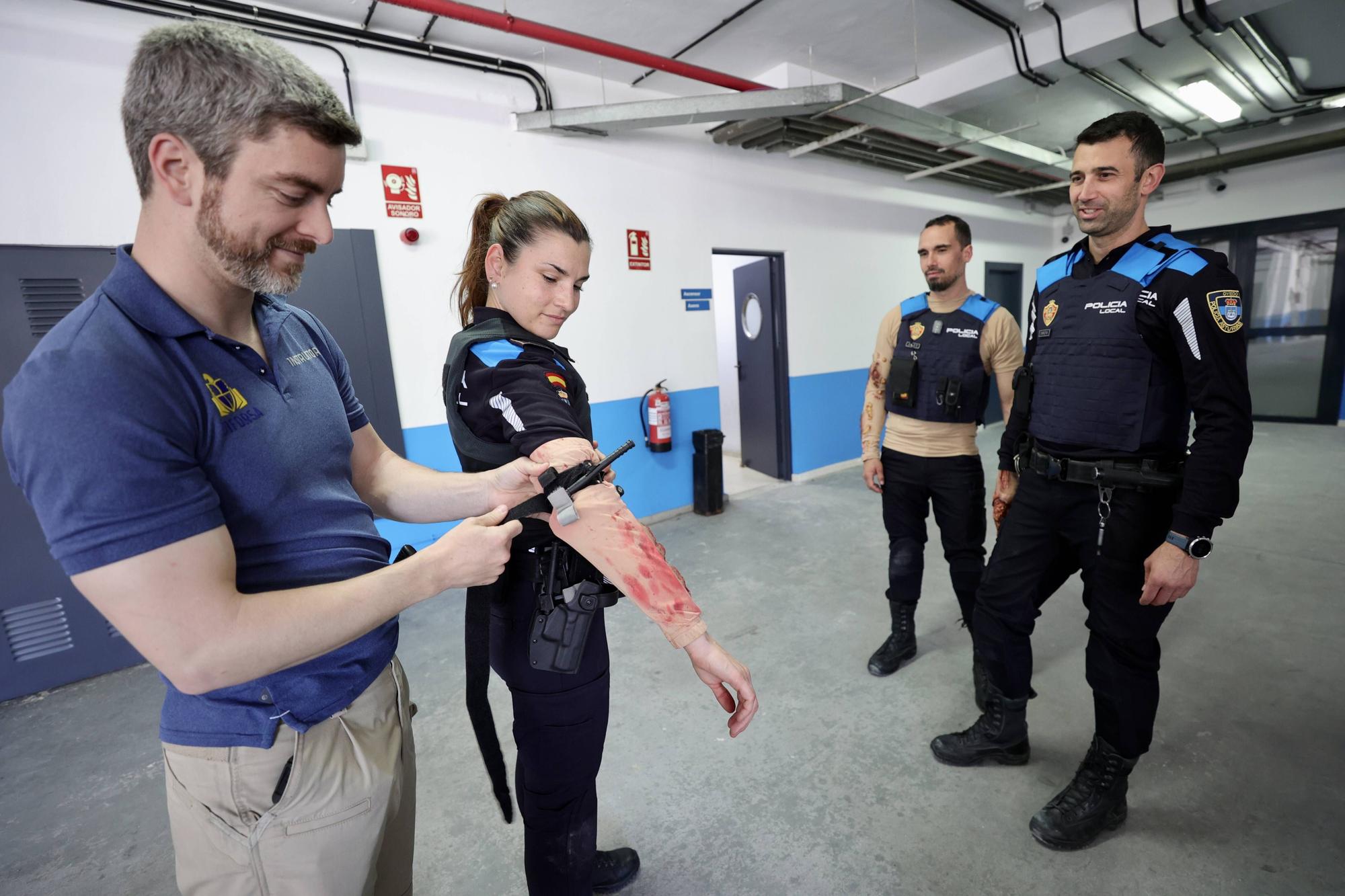 Simulacro policía local Oviedo