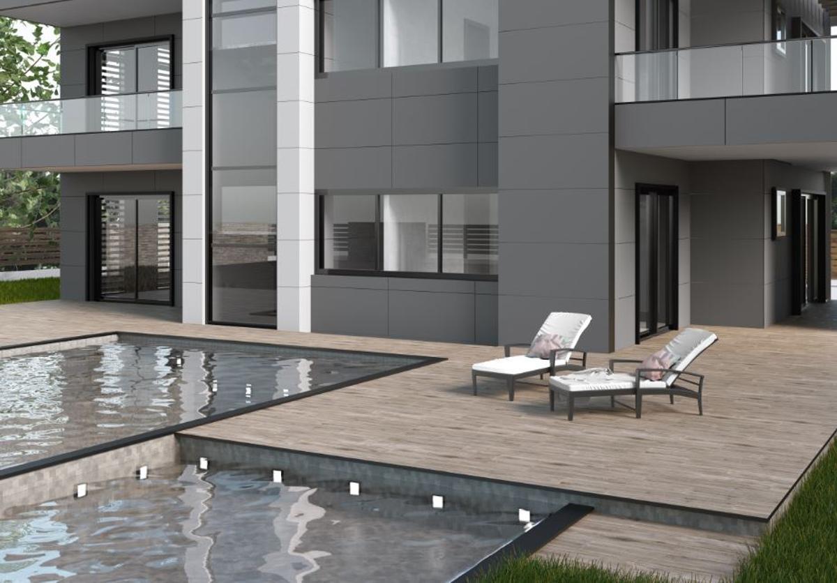 Navarti lleva a Cersaie su innovador porcelánico técnico antibacteriano Method para recubrir fachadas.