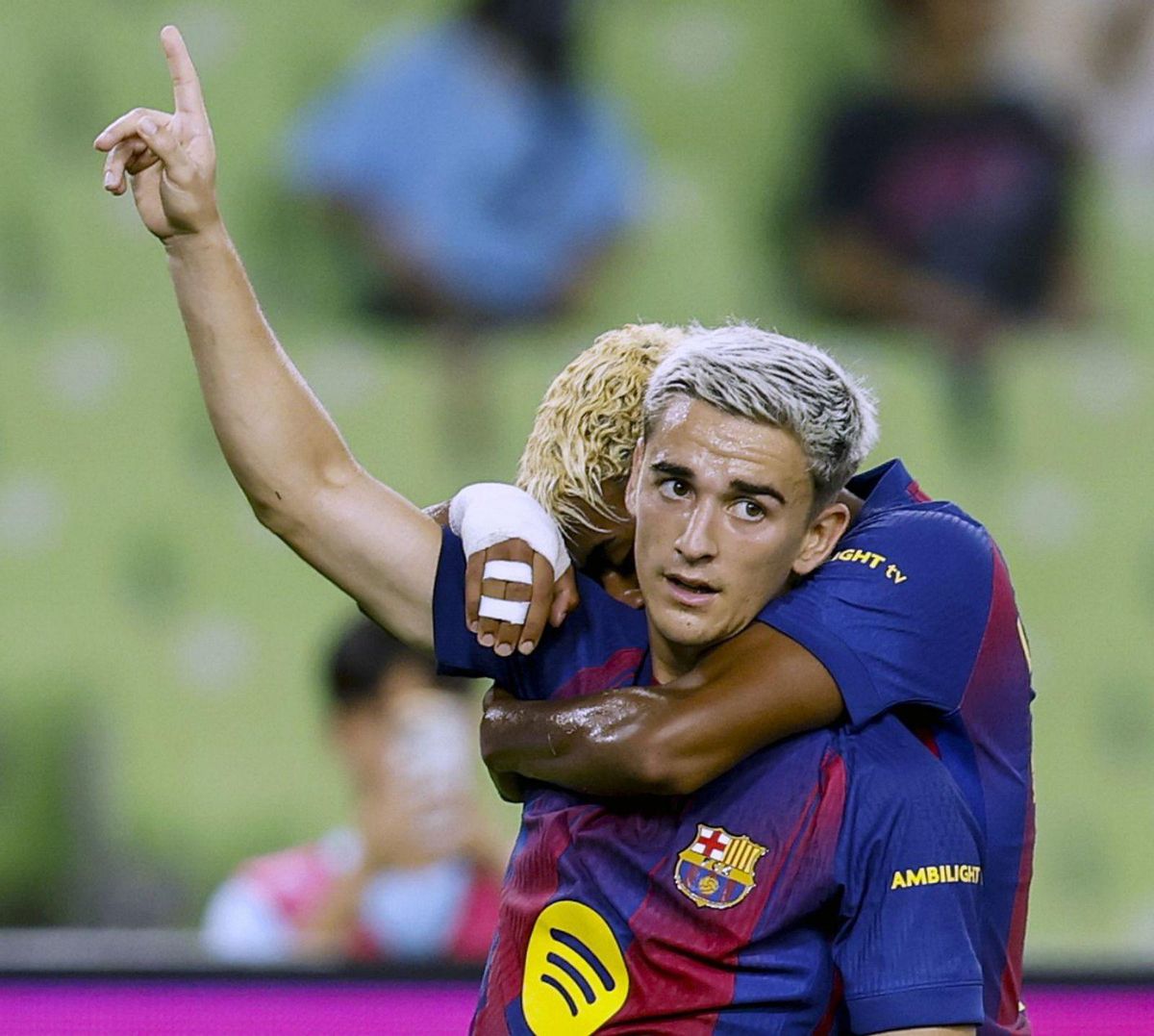 El Barça disfruta d’un Gavi pletòric El Barça disfruta d’un Gavi pletòric