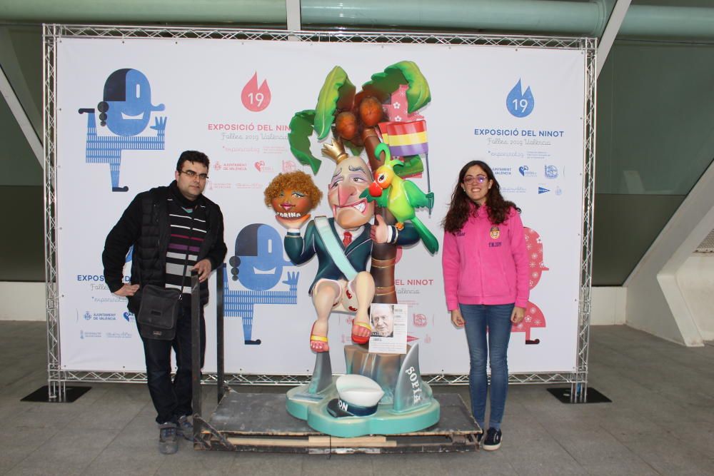 Primera jornada de entrega de Ninots en las Fallas 2019