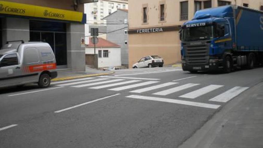 Pas de vianants a la carretera de Bassella