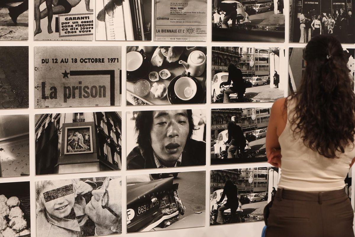 Serie fotográfica de Takuma Nakahira en la exposición 'Mnemosyne'.