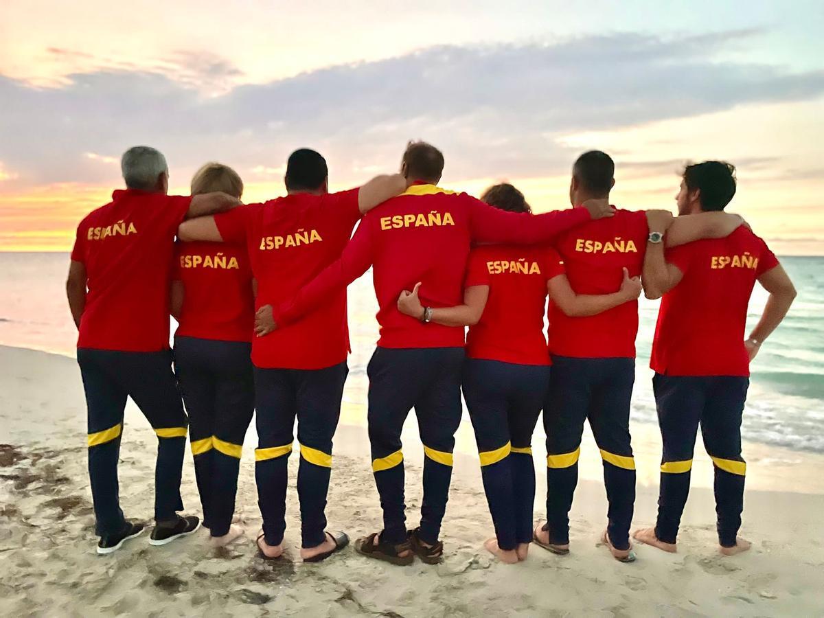 Gallegos, madrileños y canarios integraron la selección española que participó en el mundial celebrado en Varadero.