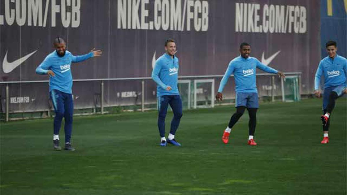 Valverde cuenta con todos en el último entrenamiento del Barça