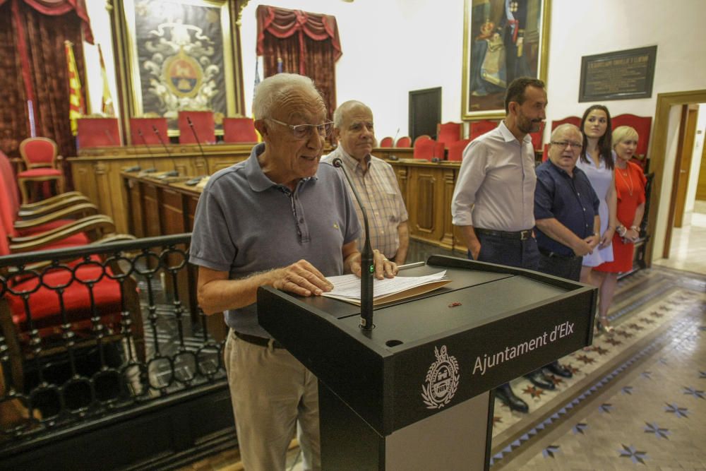 Presentación del abanico del Misteri d'Elx