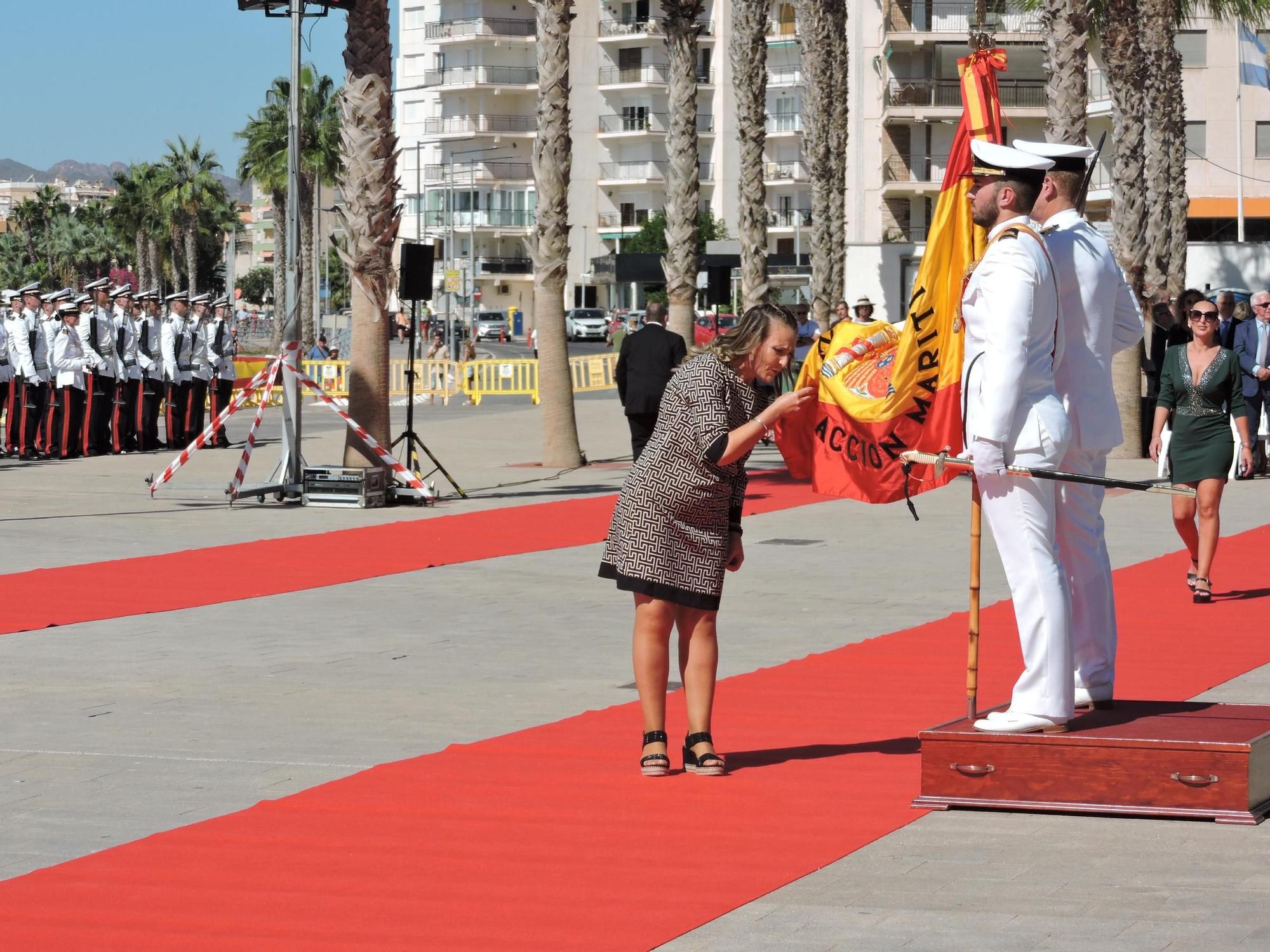 Jura de Bandera para personal civil en Águilas