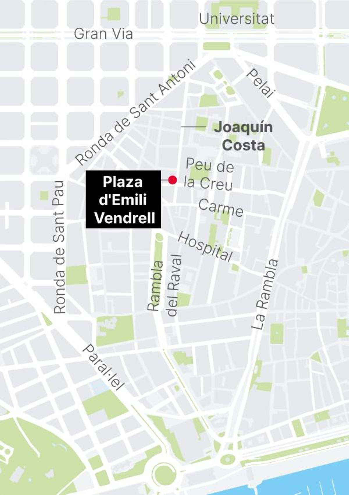 mapa barcelona