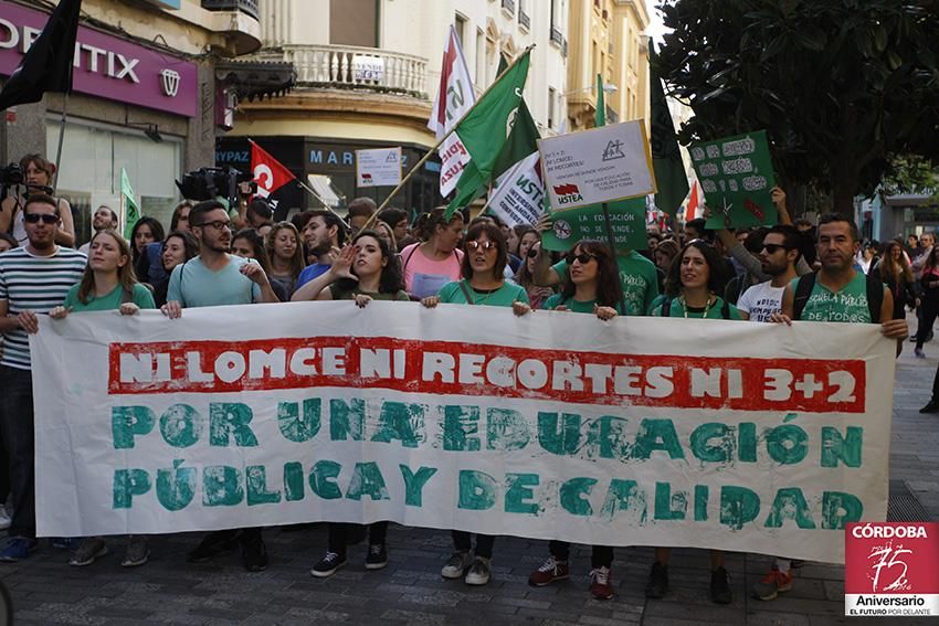 FOTOGALERÍA / Jornada de huelga estudiantil en Córdoba contra la LOMCE