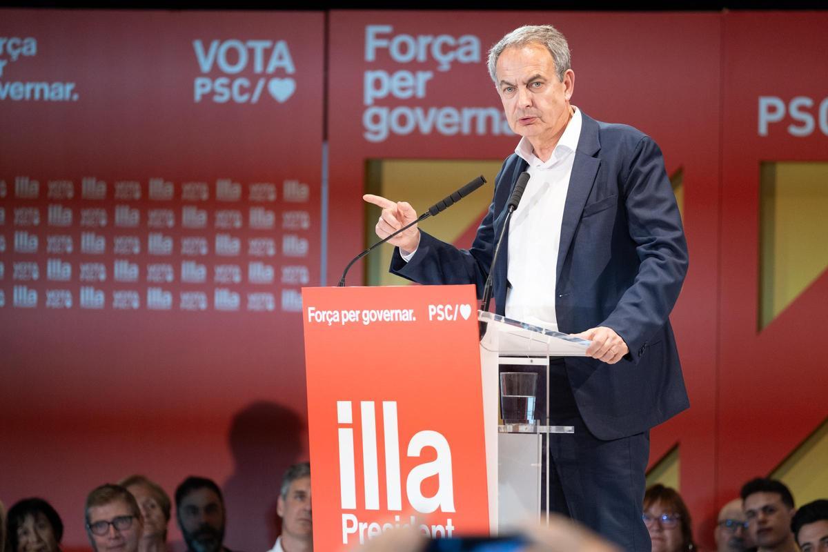 Zapatero insta a apoyar a Sánchez: Cuanto más descalifiquen, más nos vamos a movilizar
