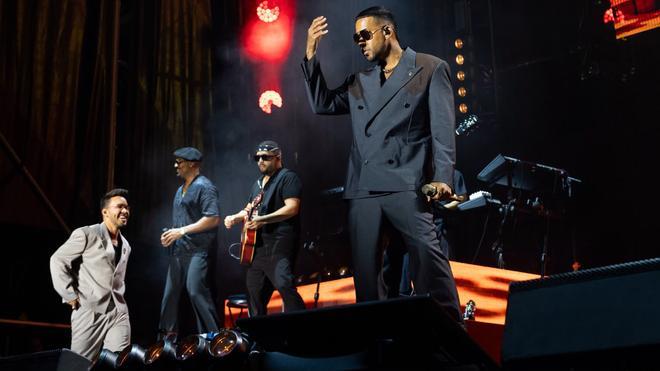Concierto de Romeo Santos y Prince Royce en el estadio de Cornellà-El Prat